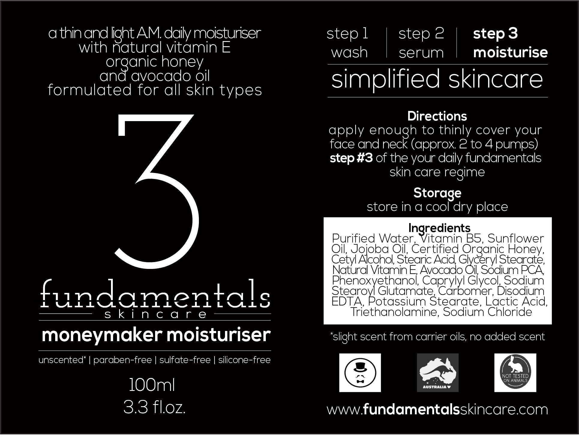 Moneymaker Moisturiser (100ml)